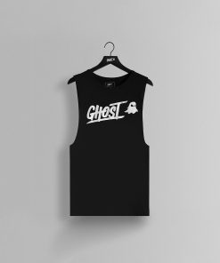 GHOST® CORE LOGO SLEEVELESS TEE | BLACK
