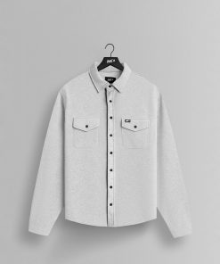 GHOST® CORE LONG SLEEVE BUTTON DOWN | HEATHER GREY