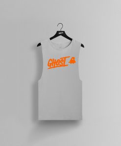 GHOST® CORE LOGO SLEEVELESS TEE | HEATHER GREY