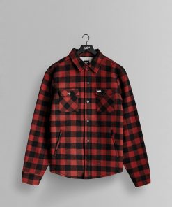 GHOST® UTILITY SHERPA LINED SHACKET | RED/BLACK